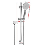 NNEDSZ Handheld Shower Head Wall Holder 4.7'' High Pressure Adjustable 3 Modes Chrome