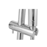 NNEDSZ Handheld Shower Head Wall Holder 4.7'' High Pressure Adjustable 3 Modes Chrome