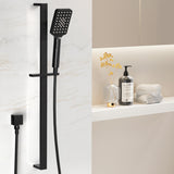 NNEDSZ Handheld Shower Head Set 3.1'' High Pressure Black
