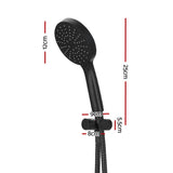 NNEDSZ Handheld Shower Head Holder 4.7'' High Pressure Black