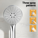 NNEDSZ Handheld Shower Head Holder 4.7'' High Pressure Silver