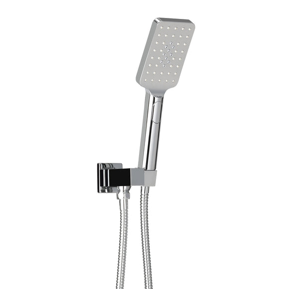 NNEDSZ Handheld Shower Head Holder 3.1'' High Pressure Silver