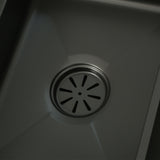 NNEDSZ Cefito Kitchen Sink 75X45CM Stainless Steel Basin Single Bowl Drain Part Black