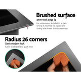 NNEDSZ Cefito Kitchen Sink 75X45CM Stainless Steel Basin Single Bowl Drain Part Black