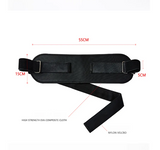 NNEOBA Hip Thrust Belt Glute Bridge Pad Workout with Dumbbells Kettlebells for Squats Lunges Bridges Dips Training Home Gym Equipment