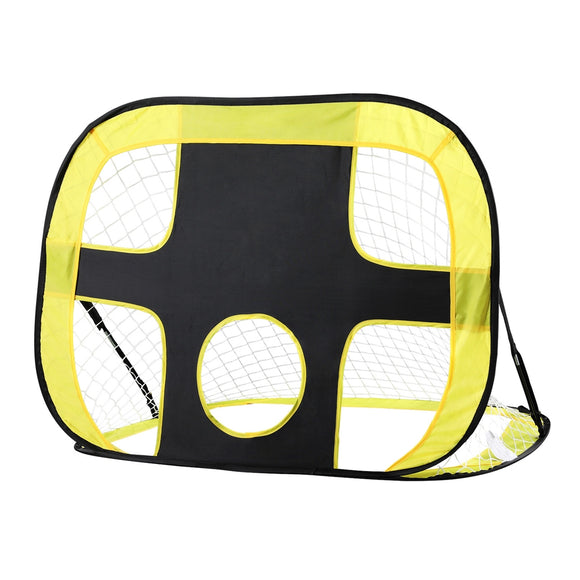 NNEDSZ Portable Football Net Soccer Goal Rebound Target Hitter Training