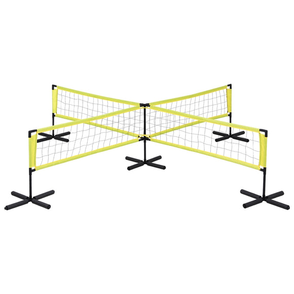 NNEDSZ Water Volleyball Net Set Portable Swimming Pool Nets Game 4 Anchor Bags