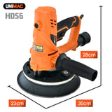 NNEMB 180mm 850W Handheld Drywall Sander, Electric Dry Wall Sanding Machine, with Automatic Vacuum System, LED Worklight, 6x Sanding Discs