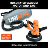 NNEMB 180mm 850W Handheld Drywall Sander, Electric Dry Wall Sanding Machine, with Automatic Vacuum System, LED Worklight, 6x Sanding Discs