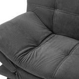 NNEED Sofa Bed Convertible Polyester 3-Seater Grey