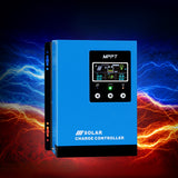 NNEDSZ 60A MPPT Solar Charge Controller Auto 12V/24V/36V/48V Battery Regulator