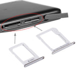 Silver Replacement Sim Card Tray For Galaxy E5 Dual Sim-1915197546653945859