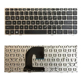 Silver Frame Us Keyboard For Hp Elitebook & Probook-1915197040179154948