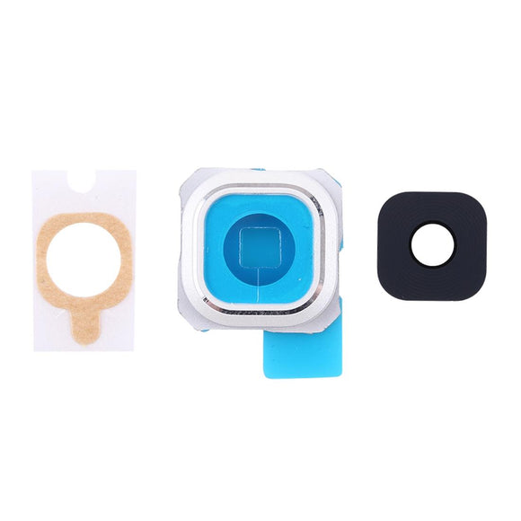 10-Piece Back Camera Bezel & Lens Cover Set For Galaxy S6 Edge-1915197516496900097