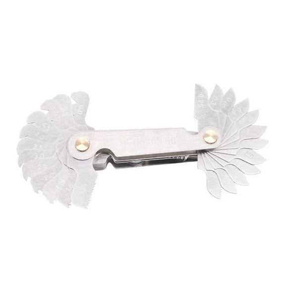 Stainless Steel Thread Gauge - 58 Pcs Metric & British 60 Degree & 55 Degree-1915197474457391105