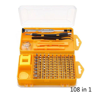 108-Piece Precision Screwdriver And Nutdriver Set-1915197397202505729