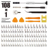 108-Piece Precision Screwdriver And Nutdriver Set-1915197397202505730