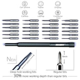 24-Piece Precision Magnetic Screwdriver Kit With Deep Hole Bits-1915197090754072583