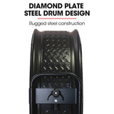NNEMB 42' 1067mm 660W Industrial Mobile Floor Drum Fan, Belt Drive, Tilting, Large, Commercial,  Heavy-duty Frame, EESS Certified