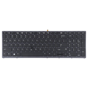 Hp Zbook 15 / 17 G3 Us Keyboard With Backlight And Pointing - Black-1915197074006216705