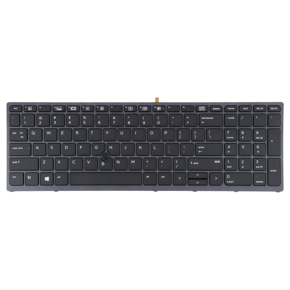 Hp Zbook 15 / 17 G3 Us Keyboard With Backlight And Pointing - Black-1915197074006216705