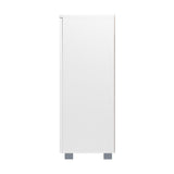 NNEED Shoe Cabinet Slatted Doors 3 Adjustable Shelves White