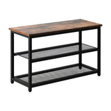 NNEED Shoe Storage Bench with 2-Tier Mesh Shelf