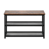 NNEED Shoe Storage Bench with 2-Tier Mesh Shelf