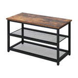 NNEED Shoe Storage Bench with 2-Tier Mesh Shelf