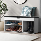 NNEED Shoe Storage Bench with PU Padded Seat