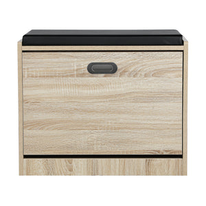 NNEED Shoe Storage Bench with PU Seat 0.6M Wooden
