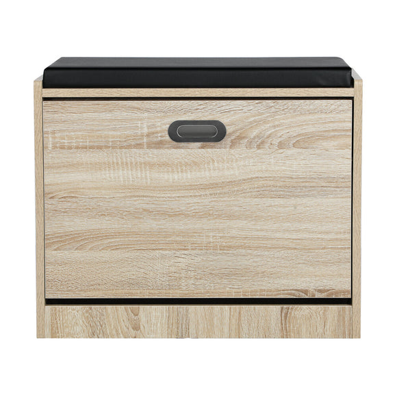 NNEED Shoe Storage Bench with PU Seat 0.6M Wooden