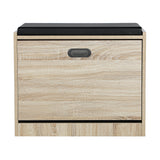 NNEED Shoe Storage Bench with PU Seat 0.6M Wooden