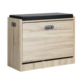 NNEED Shoe Storage Bench with PU Seat 0.6M Wooden