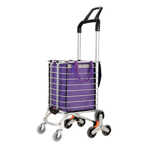 NNEDSZ Emajin Foldable Shopping Cart Trolley 35L Grocery Bag Rolling Wheel Portable