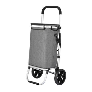 NNEDSZ Emajin Shopping Trolley Cart 45KG Foldable Grey