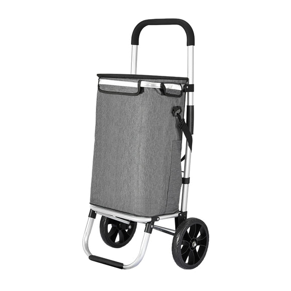 NNEDSZ Emajin Shopping Trolley Cart 45KG Foldable Grey