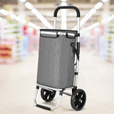 NNEDSZ Emajin Shopping Trolley Cart 45KG Foldable Grey
