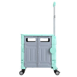 NNEDSZ Emajin Shopping Trolley Cart 75L Foldable Green