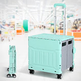 NNEDSZ Emajin Shopping Trolley Cart 75L Foldable Green