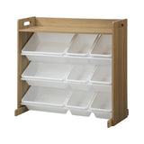 NNEED 9 Bins Kids Toy Box Organiser Display Shelf