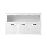 NNEED Wooden Kids Storage Cabinet With Portable Box