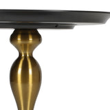 NNEED Coffee Side Table Round Metal Black