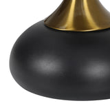 NNEED Coffee Side Table Round Metal Black