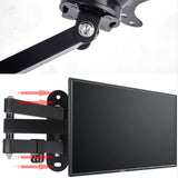 Universal Rotatable Retractable Monitor Wall Mount - 14-27 Inch-1915197476487434243