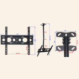 Adjustable Single Screen Tv Wall / Ceiling Mount - 32-65 Inch 0.5-2M Range-1915198423863267333