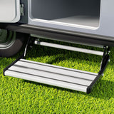 NNEDSZ Caravan Step Pull Out Step Single Aluminium 200KG
