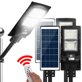NNEDSZ Leier 160 LED Solar Street Light 120W Flood Motion Sensor Remote Outdoor Wall Lamp x2