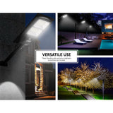 NNEDSZ Leier 160 LED Solar Street Light 120W Flood Motion Sensor Remote Outdoor Wall Lamp x2