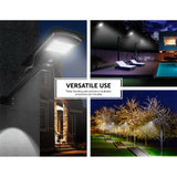NNEDSZ Leier 80 LED Solar Street Light 90W Flood Motion Sensor Remote Outdoor Wall Lamp x2